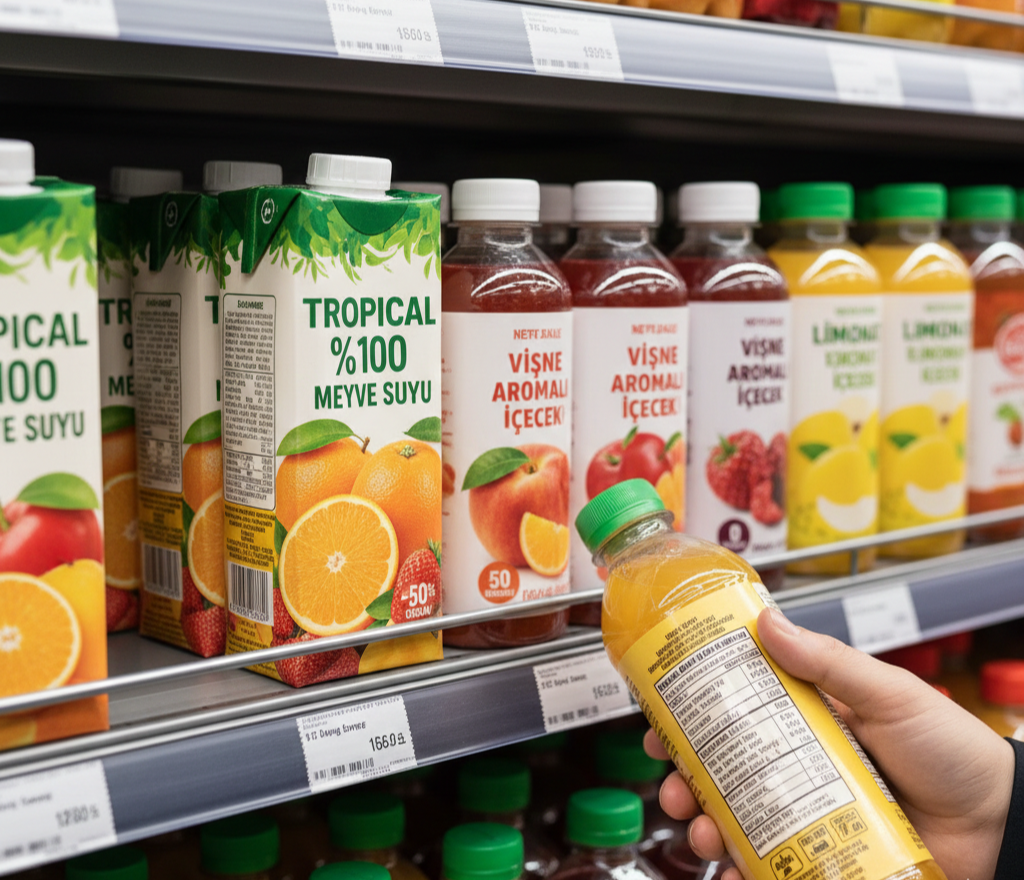 Meyve Suyu Mu, Meyveli İçecek Mi? Arasındaki Fark Nedir?