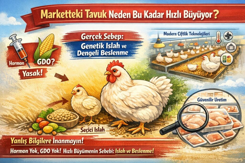 Marketteki Tavuk Neden Bu kadar Hızlı Büyüyor