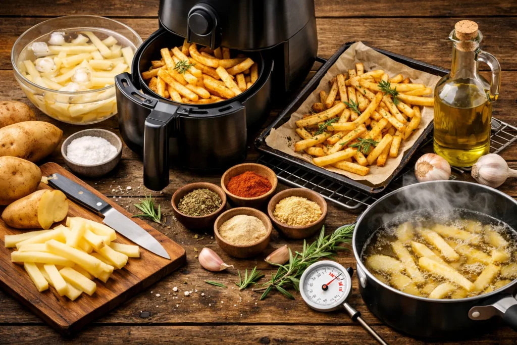 Patates Kızartması Daha Sağlıklı Nasıl Yapılır? Akrilamidi Azaltmanın 5 Püf Noktası