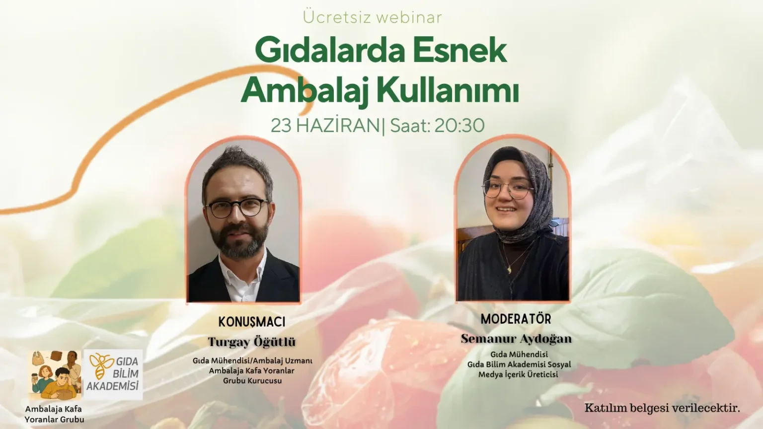 Gıdalarda Esnek Ambalaj Kullanımı Webinarı