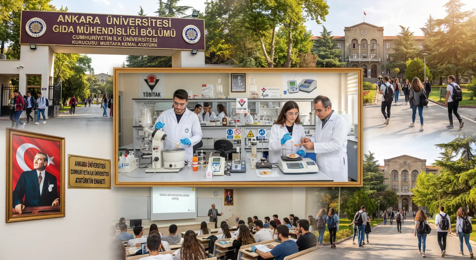 Cumhuriyet’in İlk Üniversitesi: Ankara Üniversitesi Ankara Üniversitesi Gıda Mühendisliği Bölümü